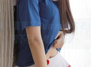 模范学院 – 夏笑笑Summer内衣精选，捏着下巴思考的姿态～